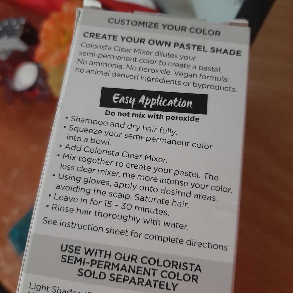 2  Colorista Clear Mixers NIB - Picture 4 of 4